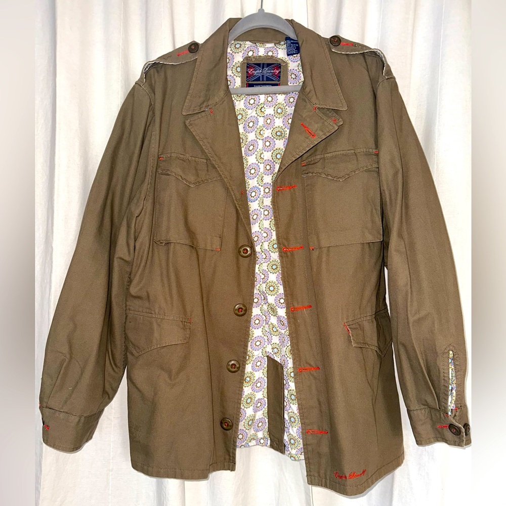 Men’s English Laundry Button Up Jacket! Size: Large